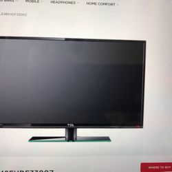 TCL LED 48” TV , 240hz, + Fire Stock 4K + NEW TV MOUNT!!