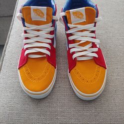 Kids Color Block Vans

