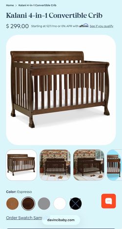 Davinci Kalani 4in1 Convertible Crib