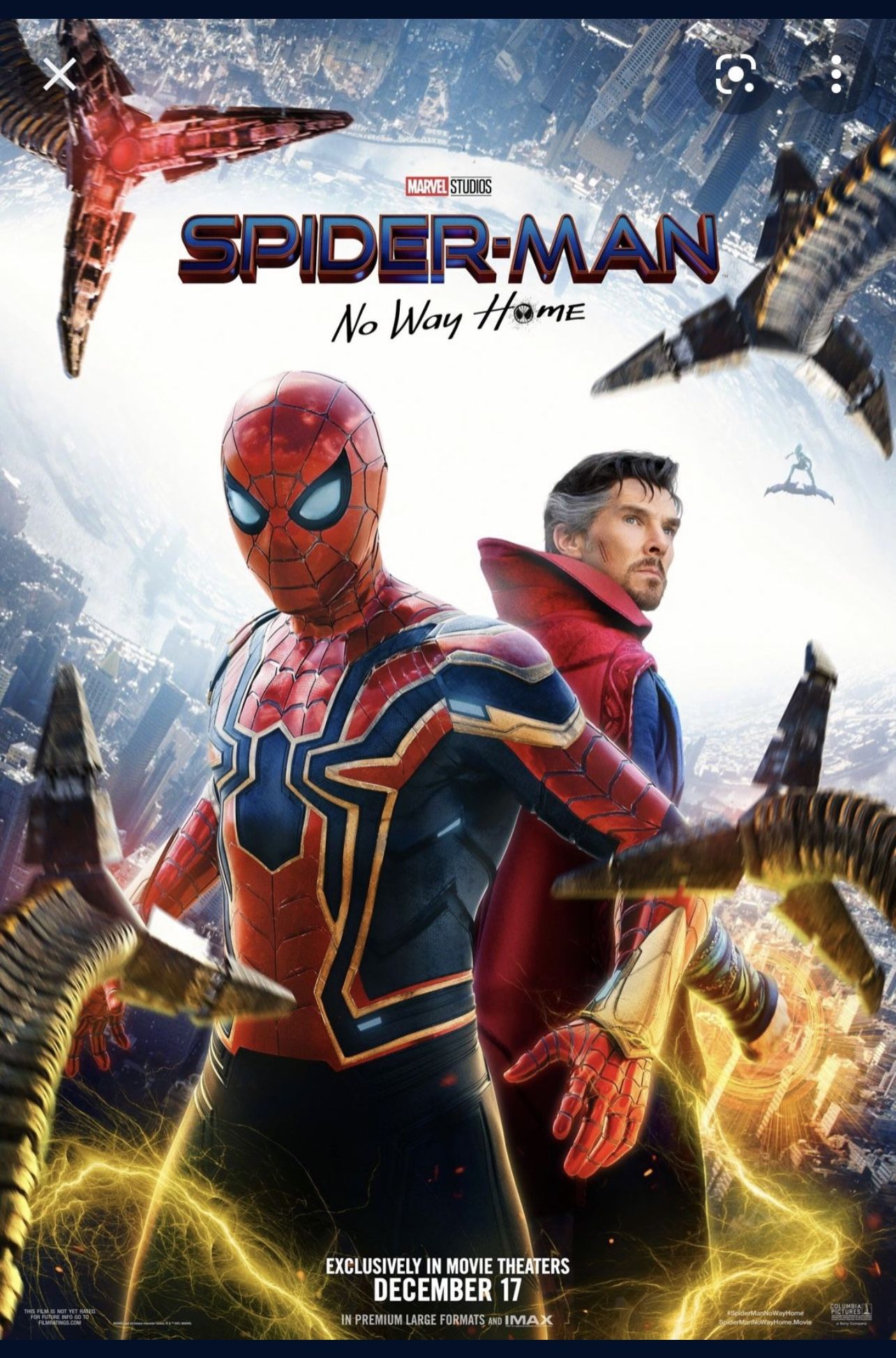 Spider-Man No Way Home Tickets For Sale 12/16/21 6:30 Pm AMC Waldorf Md