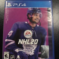 NHL 20 (PlayStation 4, 2019) Complete- Excellent Condition