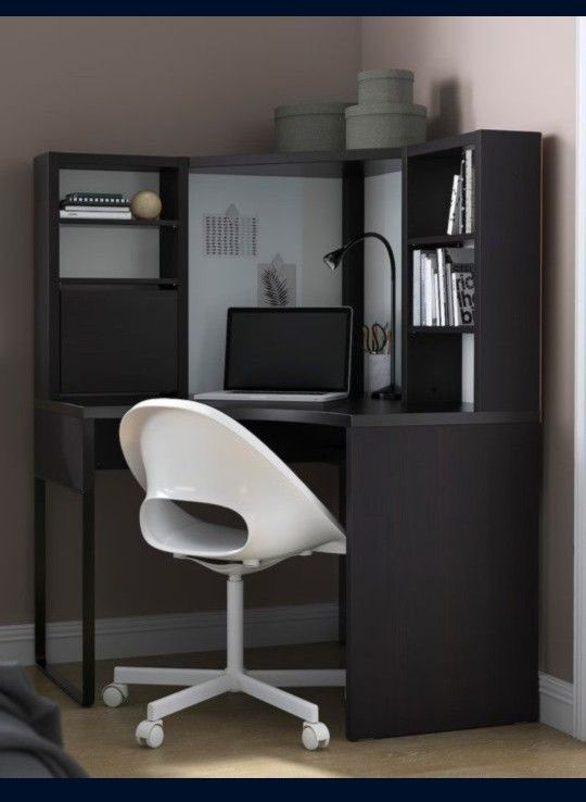 Office Desk Brown/black