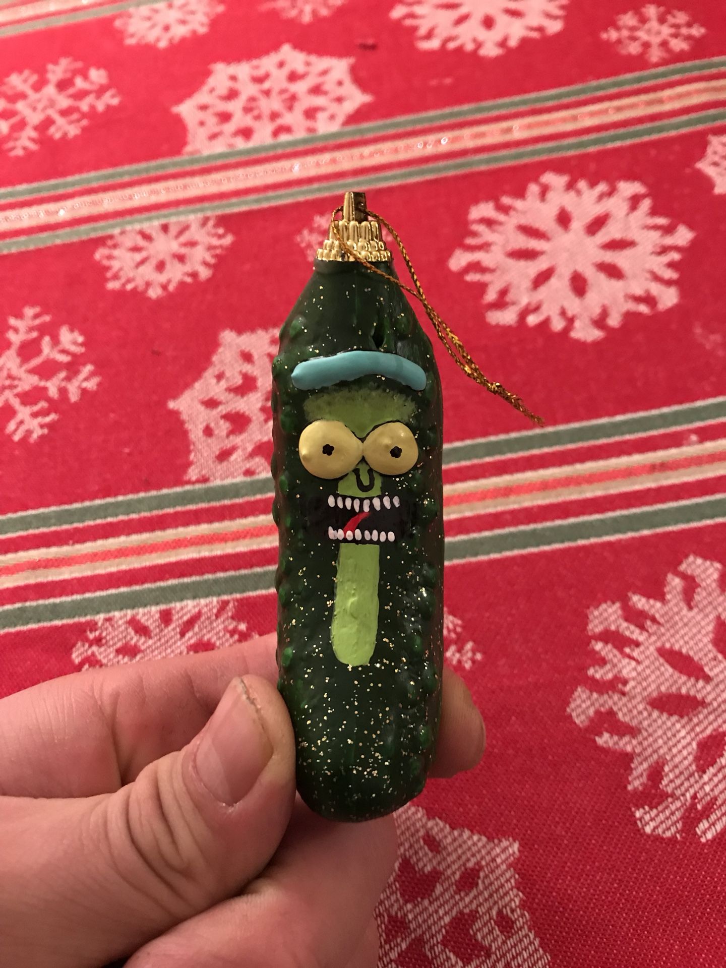 Pickle Rick Ornament