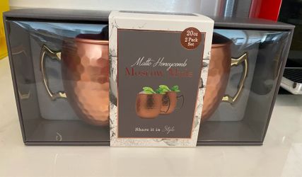 NEW- 2 Moscow mule mugs