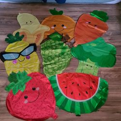 Fruits And Vegetables Balloons