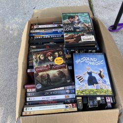 DVDs. Approximately 100. Some good movies in there.