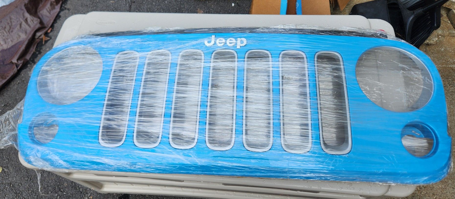 Jeep JK Grille Drgn - Blue