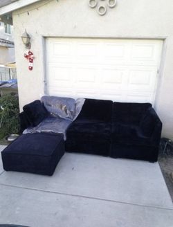 Black Sofa Black Couch Living Room Furniture Sectional Couch Modular Sofa Set Black Sofa Brand New 🆕🆕