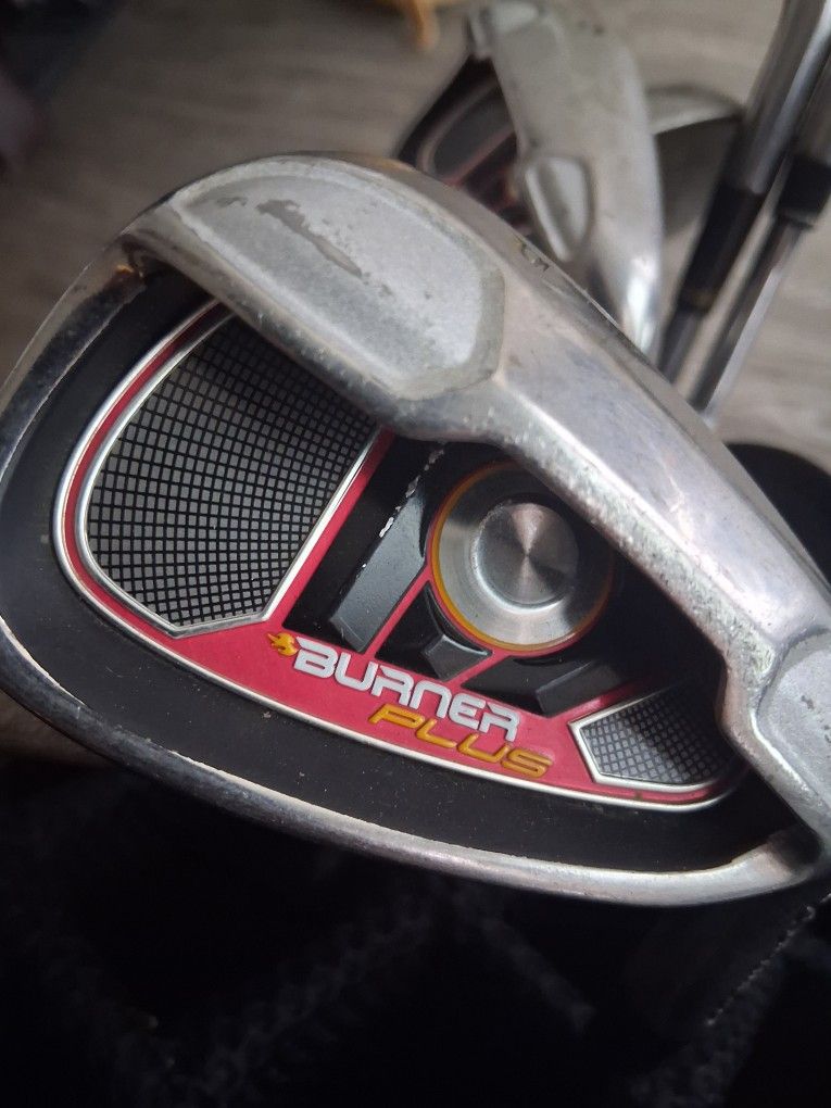 TaylorMade Burner Plus Irons, TM Corza Putter