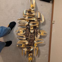 Curtis Jere metal wall art mid century modern