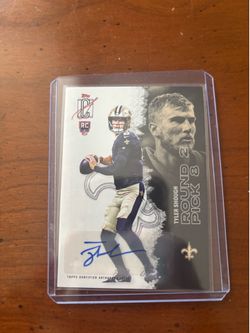 Topps Signature Class Tyler Shough RC Auto #104