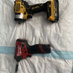Dewalt  20V XR + Milwaukee M12 Bundle – $160