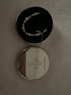 Baptism Bracelet And Keepsake Box