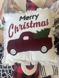 New Christmas Pillows Med & Large