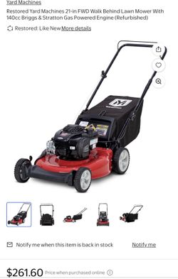 Yardmachine 21” mower