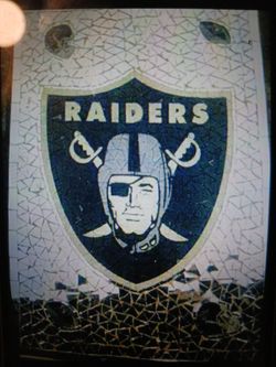Raiders Glass Pictures 20x30 ...