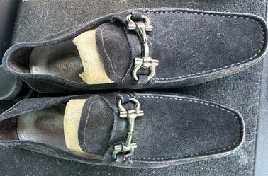 Ferragamo Men’s Loafers - Size 12 - black