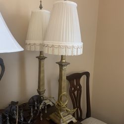 Pair Of Buffet Lamps