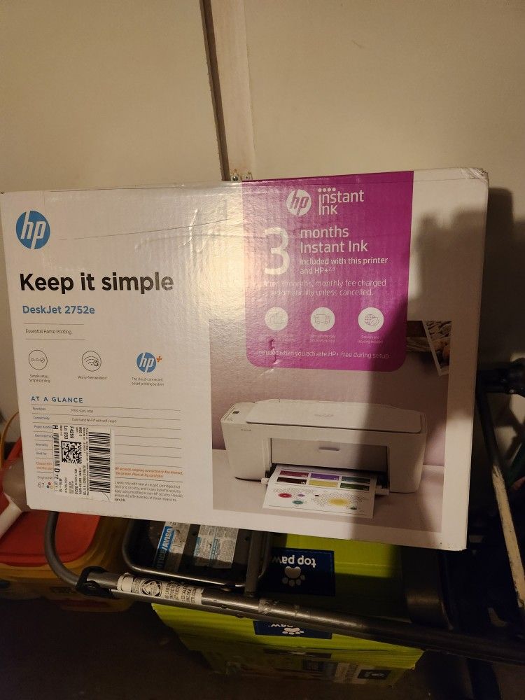 NEW. HP Printer 2752e