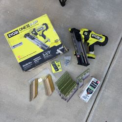 FREE 900+ Nails w/ Ryobi 18V ONE+ HP 30° Framing Nailer Bundle