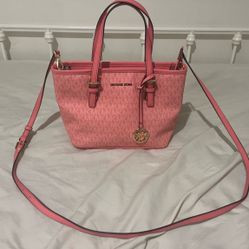 Michael kors Jet Set Travel Extra-Small Logo Top-Zip Tote Bag