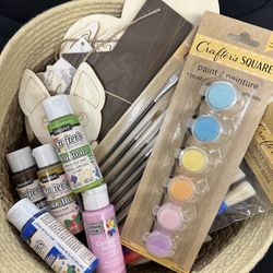 wooden painting kit for kids 