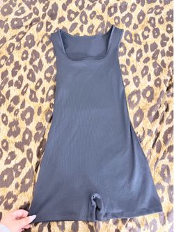 Black slim fit romper