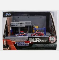 Jada Fast And Furious Nano Scene Tokyo Drift Han's Garage Diorama Set 36403