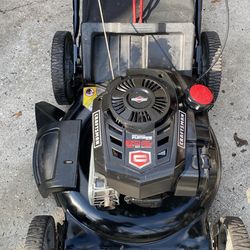 Craftsman lawn Moore 22 inch cut with the big news 725 motor big wheel new carb but it’s a push PUSH