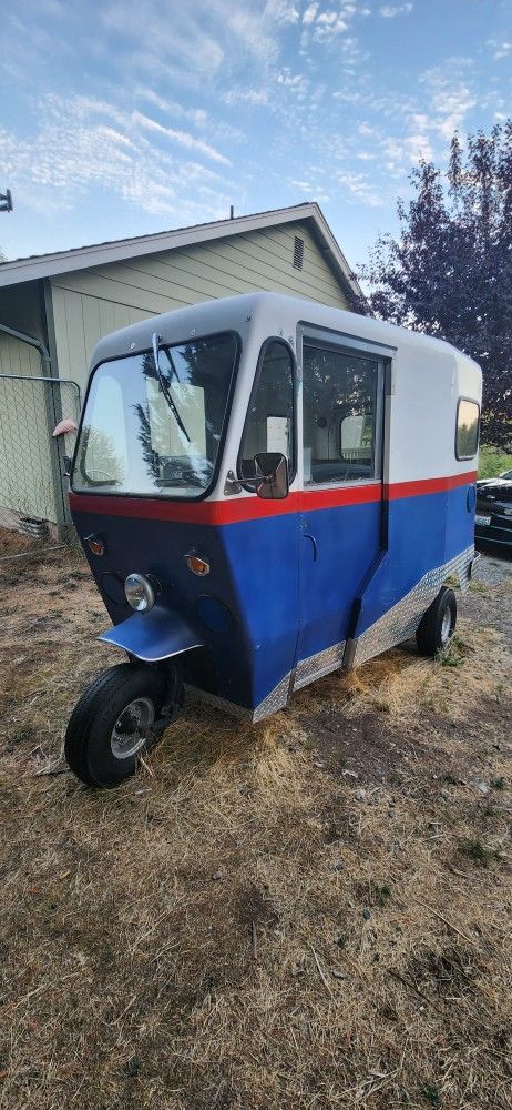 1965 Westcoaster Mailster Van Truck Delivery Scooter Trike 3 Wheeler Vespa Harley Honda Yamaha Kawasaki Suzuki Grom Ct70 Z50