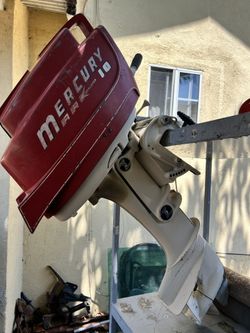 Vintage Boat Motor Mercury Mark 10