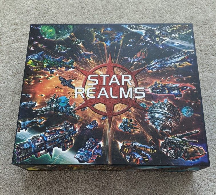 NEW Star Realms Deluxe Nova Collection Deck Building Game White Wizard Games with FOIL Cards
