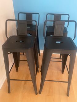 Metal Black Bar Stool