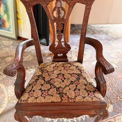 Child Sized Chippendales Mahogany Chair
