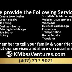 Created Business Card