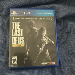 PS4 The Last Of Us Remastered 