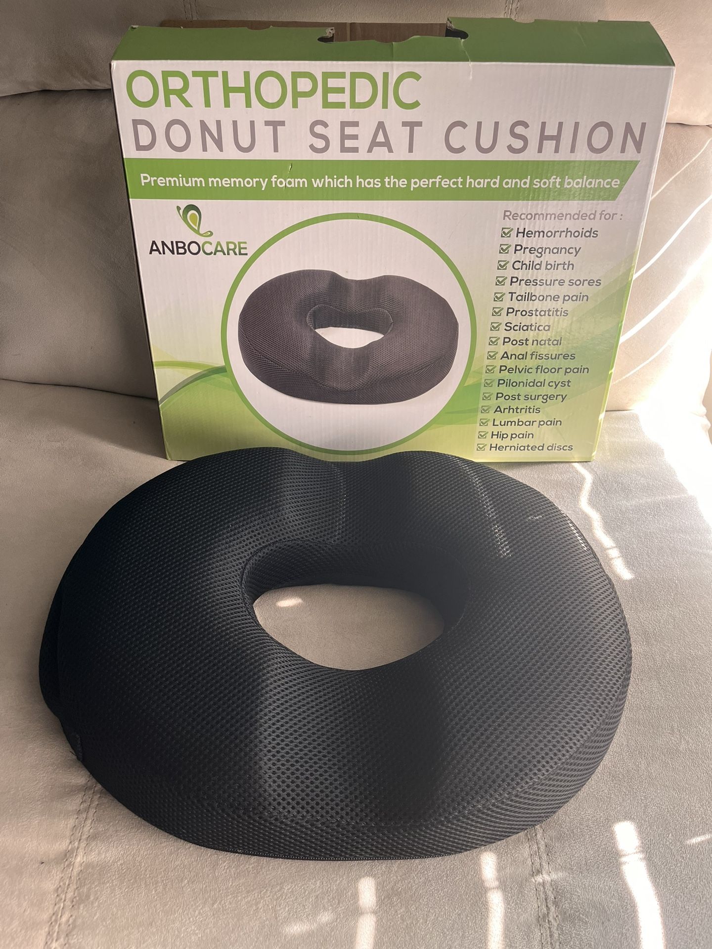 NEW Orthopedic Donut Seat Cushion $20 Cash Only. Cross Posted 