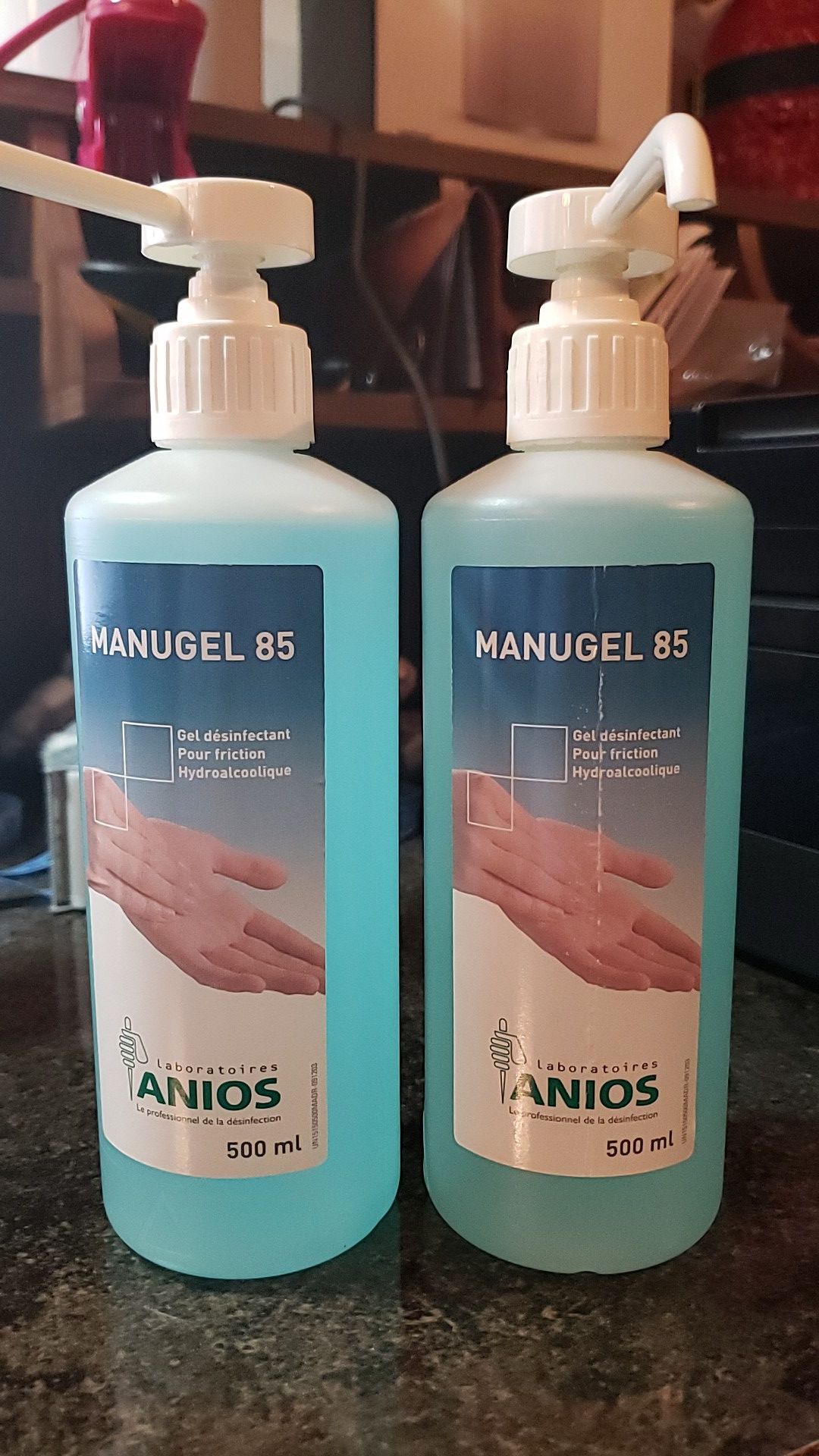 Anios Manugel 85 gel disinfectant