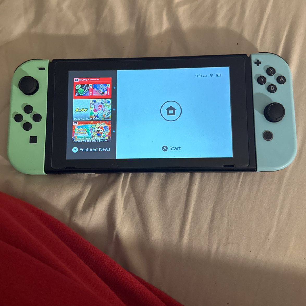Nintendo Switch (Only Device) With One Game
