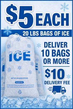 20 lbs ICE BAGS