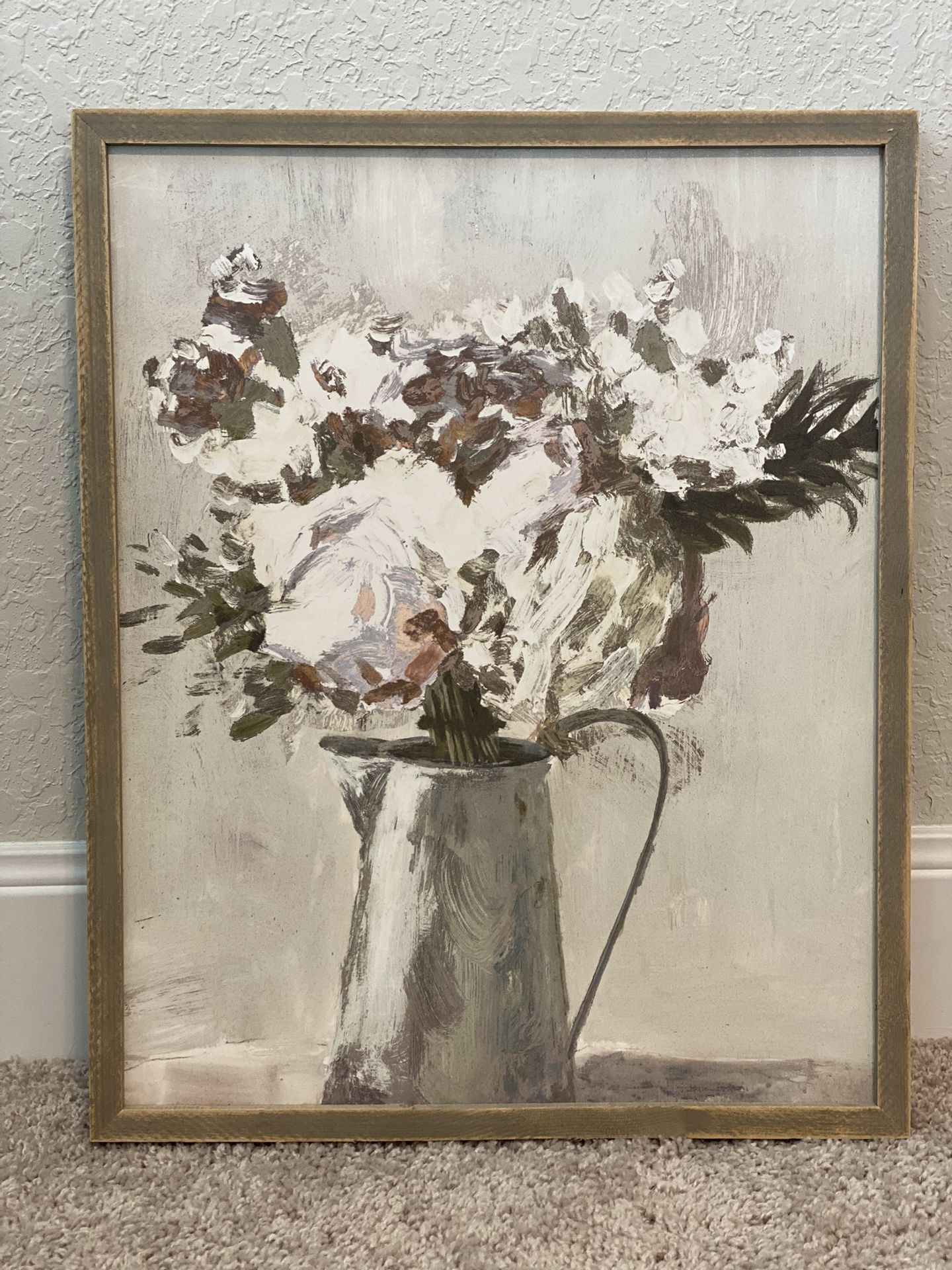 Rustic Hydrangea Painting From Hobby Lobby
