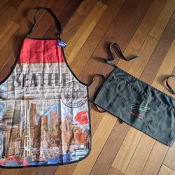 two kid's aprons (full body and bbq waist grilling) $5 each