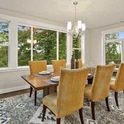 Crate and Barrel dining table