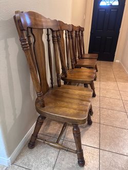 Four Vintage Dining Chairs