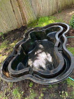 Heavy Duty Preformed Plastic Pond Liner – ~270 Gallon (5x7)