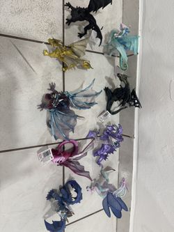 Lot of 10 Safari Ltd Dragon Figures – Fantasy Collectible Dragons Set