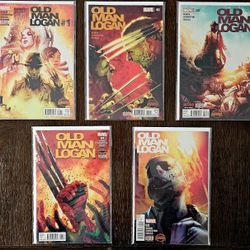 Old Man Logan #1-5 Complete Set Marvel Comics 2015 Bendis-Sorrentino/ Secret Wars NM 🔥🔥🔥