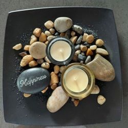 New Candle Plate/ Decor