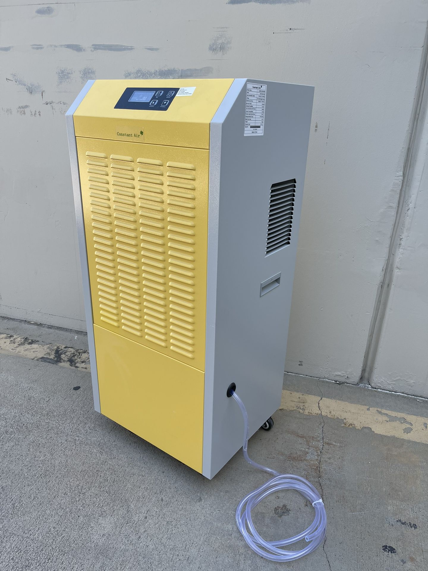 290 Pint Portable Dehumidifier With Condensation Pump 120v Dehu 