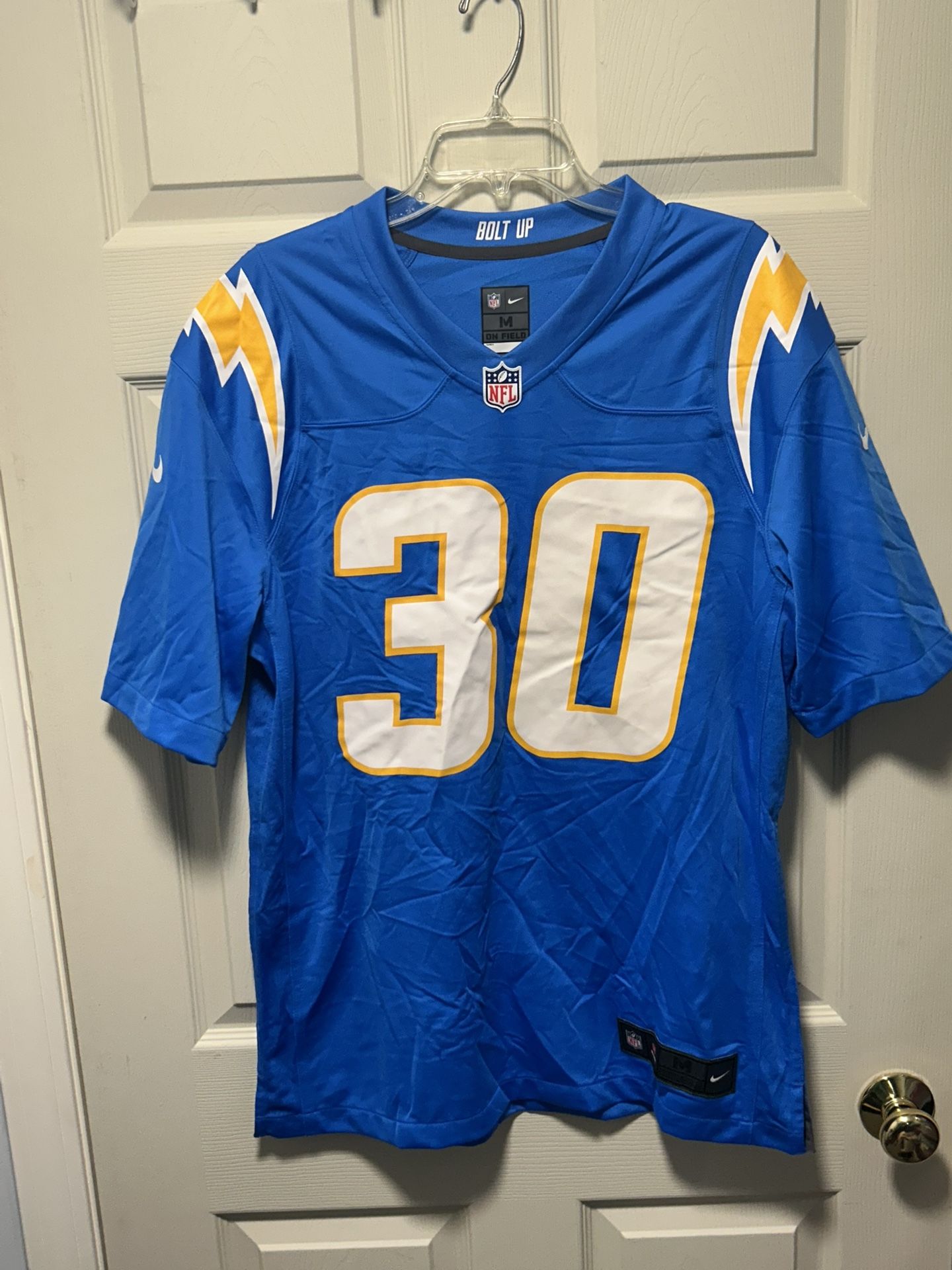 Nike On Field Austin Ekeler Los Angeles Chargers Powder Blue Men’s Medium Jersey